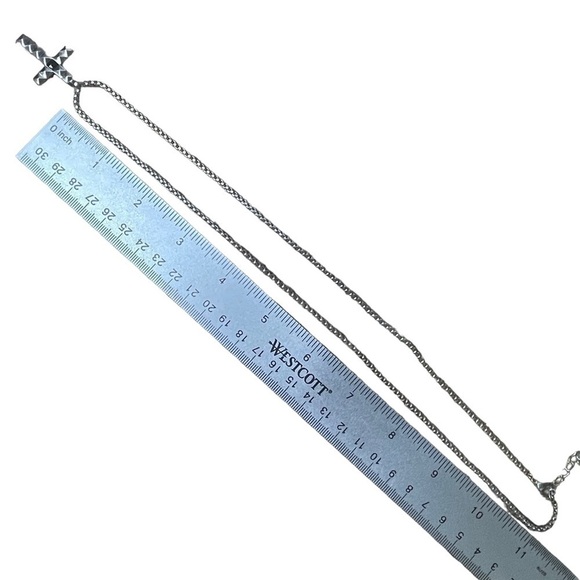 Kingka Men's Cross Necklace Pyramid Stainless steel NEW - Picture 5 of 5